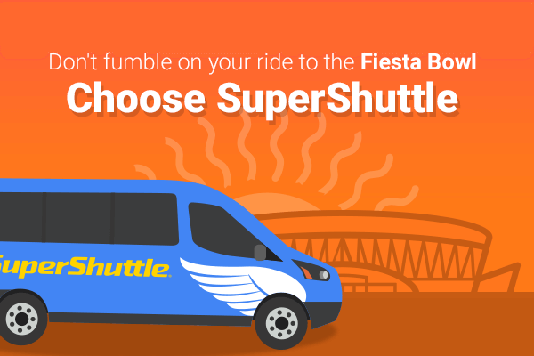 SuperShuttle fiesta bowl transportation