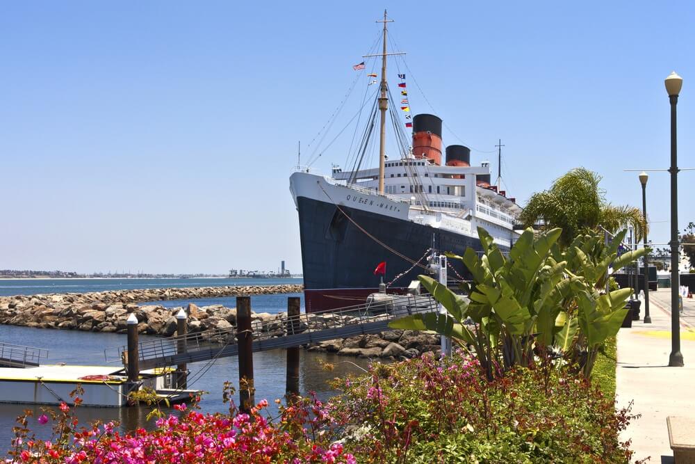 Queen Mary ship in Long Beach